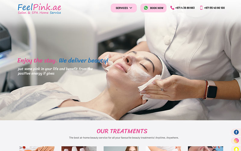 best web design services for Feel Pink, Al Barsha