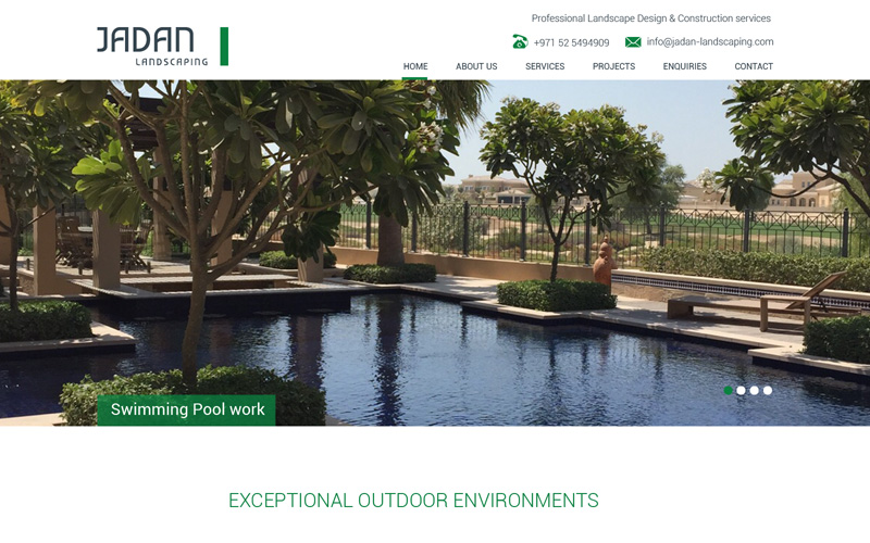Brochure, logo and social medai design for Jadan Landscaping