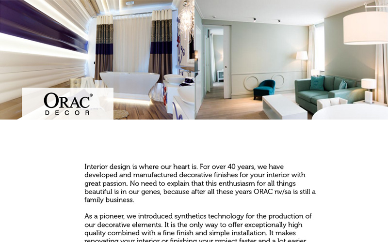 Newsletter design for ORAC Dubai